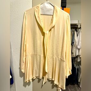 Zara cream color blouse